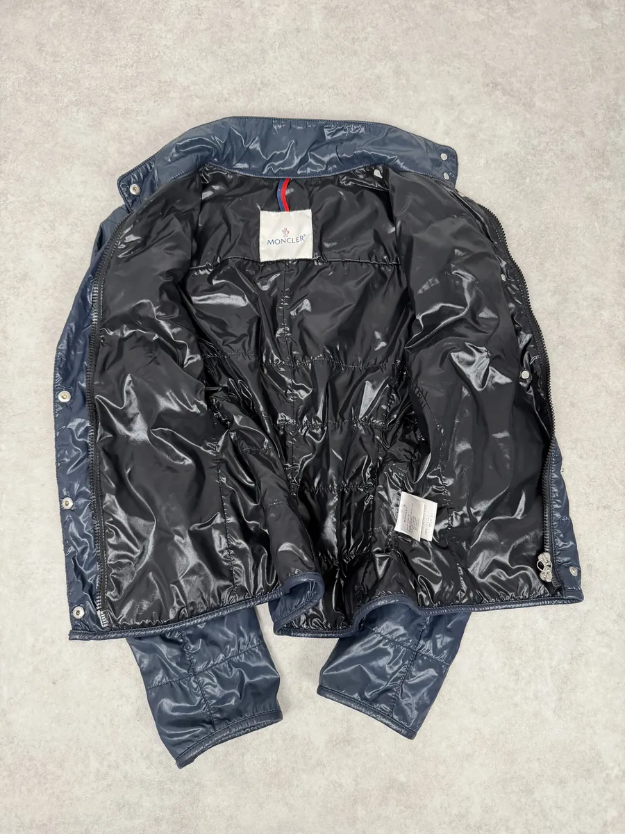 2000s Moncler Navy Light Windbreaker Jacket - Image 5