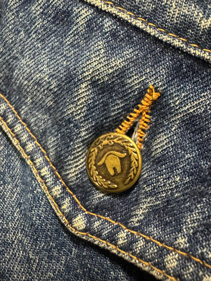 2000s Moschino Aero Cozy Peace Denim Bomber Jacket - Image 12