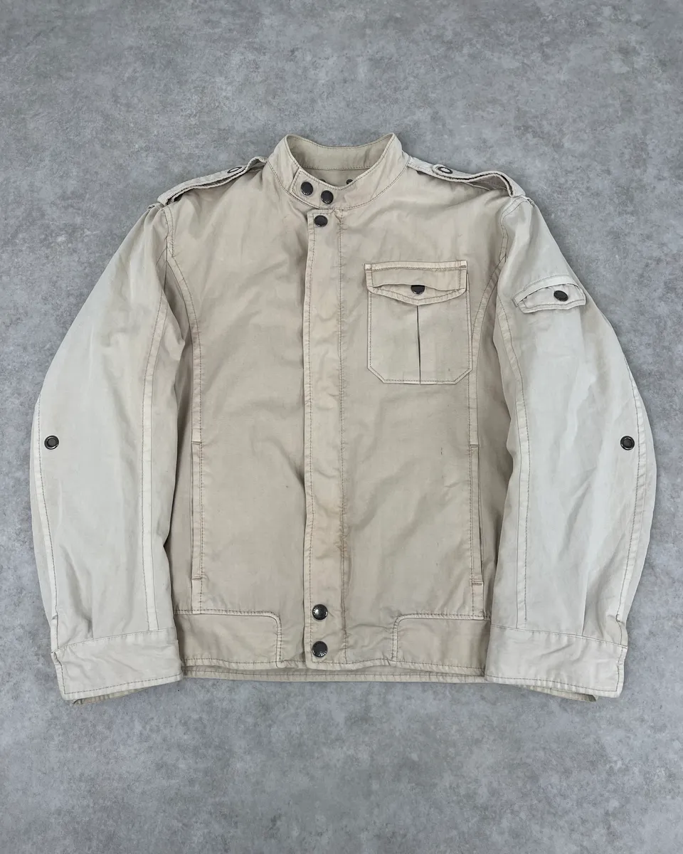 2000s Moschino Cargo Beige Jacket