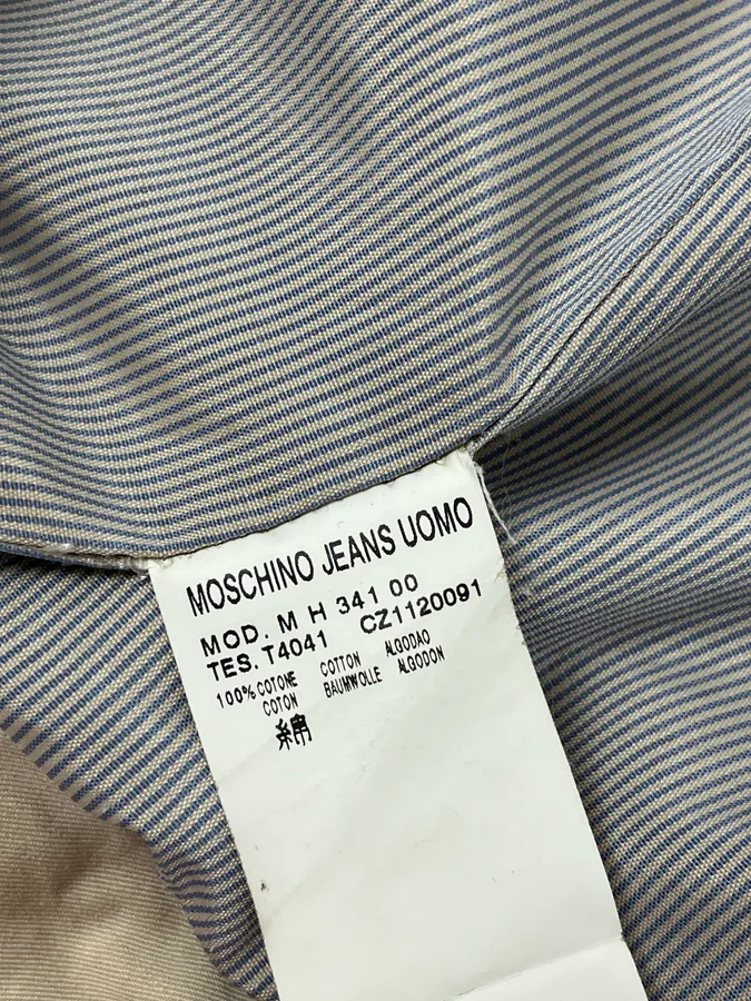 2000s Moschino Cargo Beige Jacket - Image 12