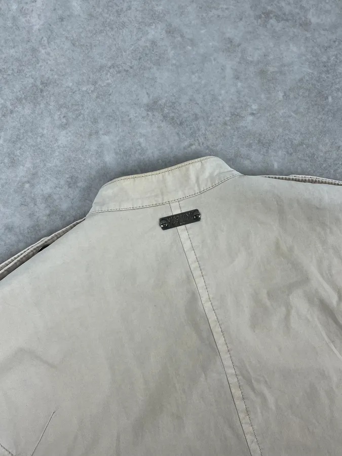 2000s Moschino Cargo Beige Jacket - Image 7