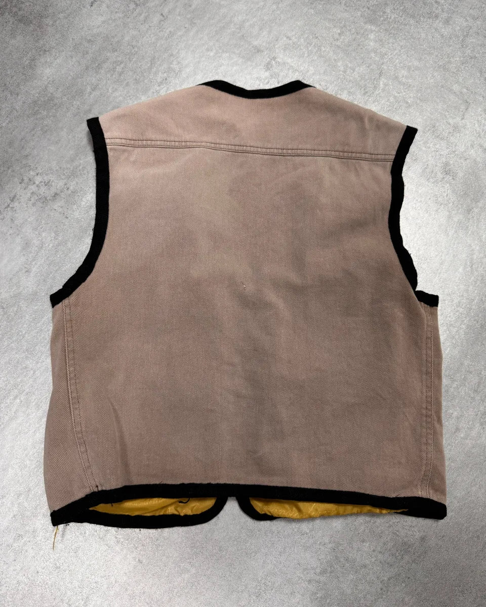 2000s Moschino Cargo Utility Beige Vest - Image 5