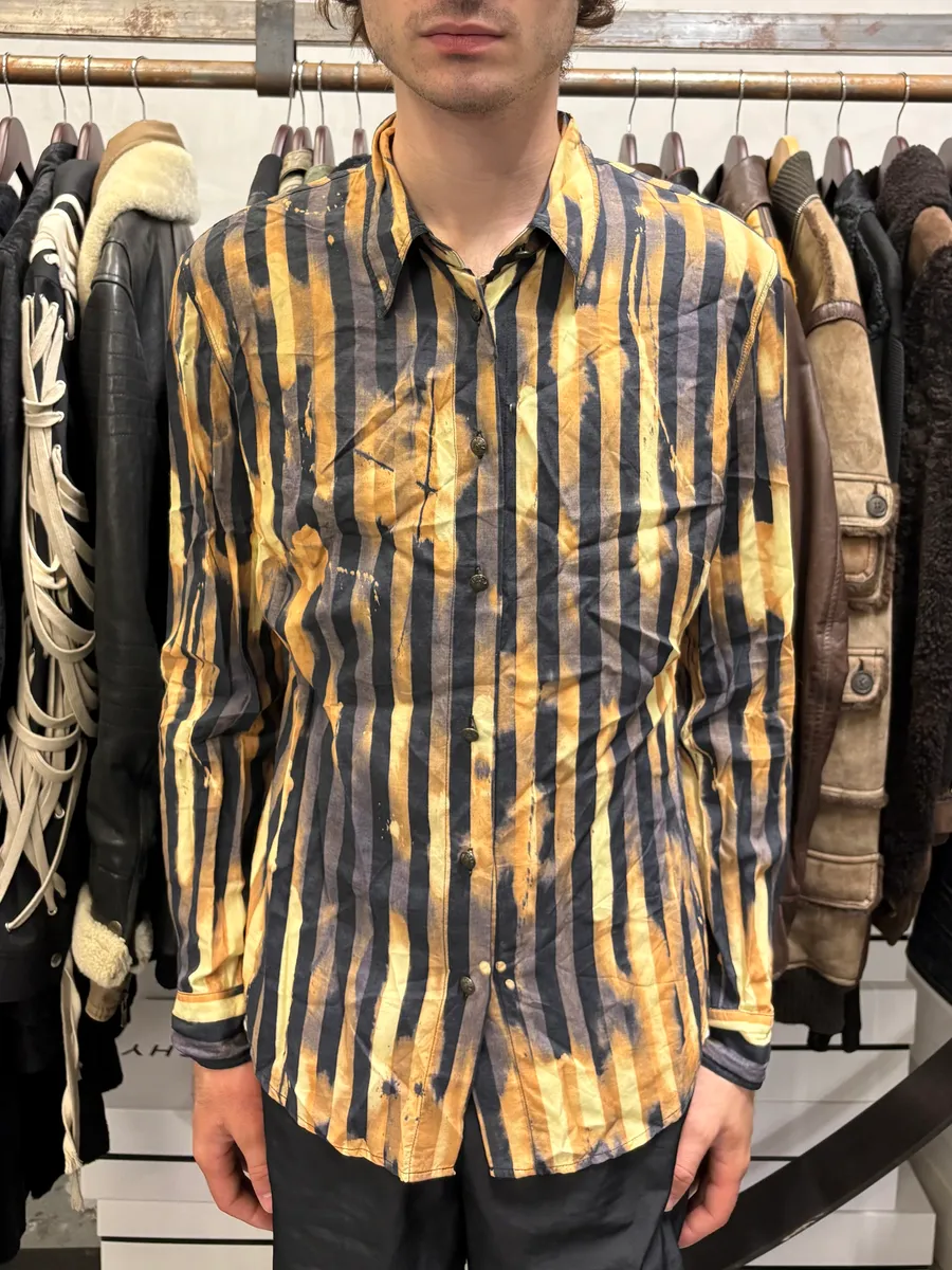 2000s Moschino Lights Lines Shirt - Image 2