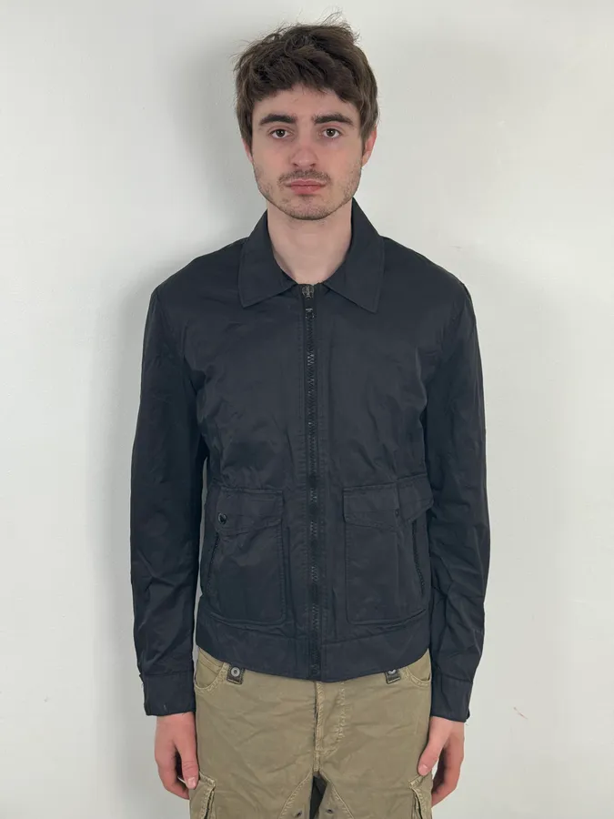 2000s Moschino Navy Light Technical Jacket - Image 2