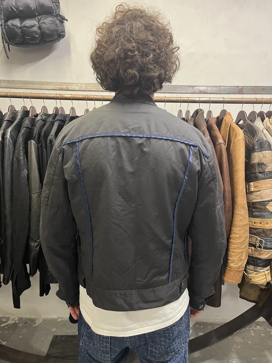 2000s Moschino Utility Black Worker Bomber Jacket - Image 4