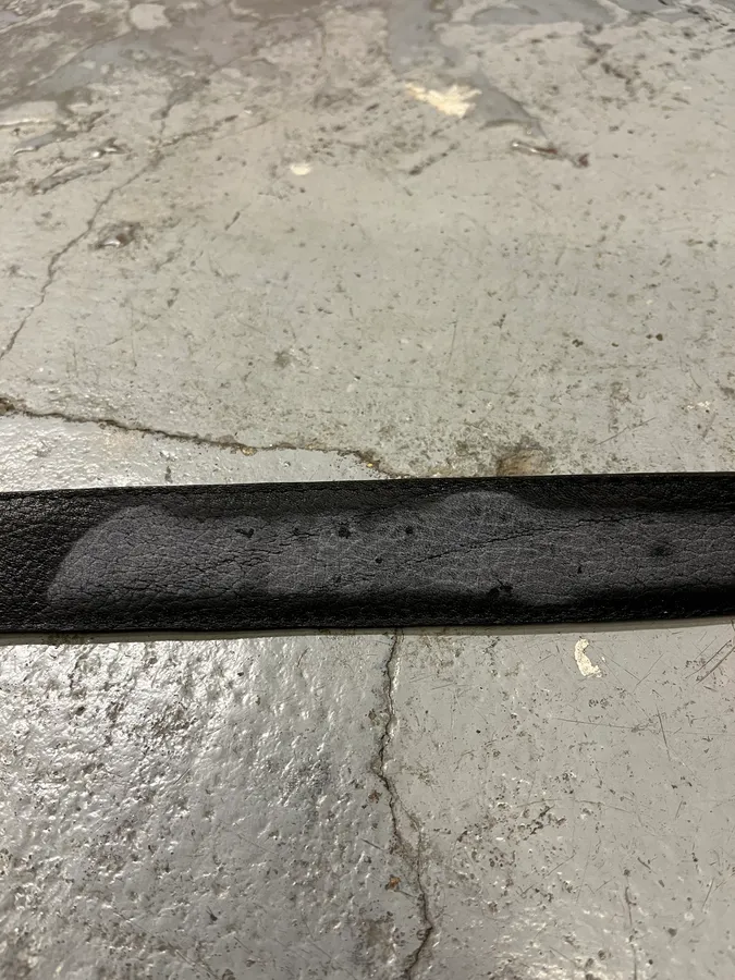2000s Nanni Studded Black Leather Belt - Image 6