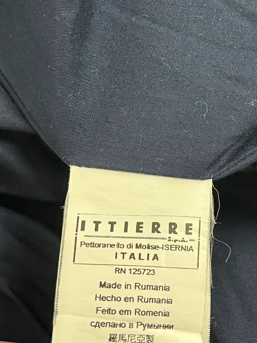2000s Pierre Balmain Navy Arm Zips Leather Biker Jacket - Image 11