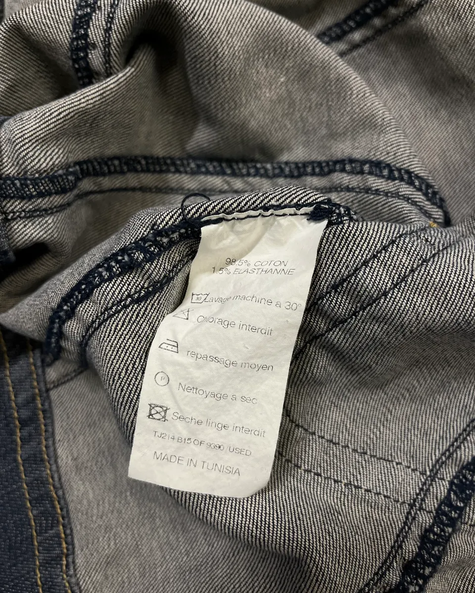 2000s Plein Sud Blue Denim Studded Denim Jacket - Image 11
