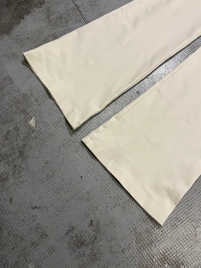 2000s Plein Sud Officer Cream Milano Double-Breasted Pants - Image 7