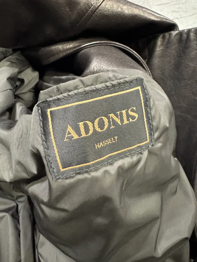 2000s Prada Adonis Hasselt Deep Brown Classy Long Leather Jacket - Image 8