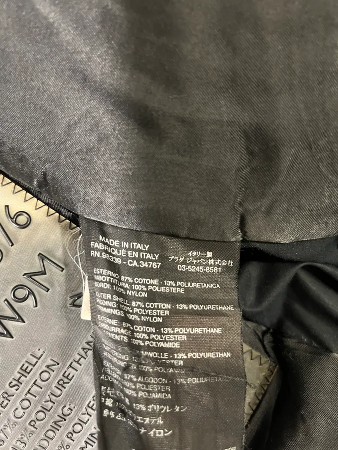 2000s Prada Aero Dark Contemporary Bomber Jacket - Image 12