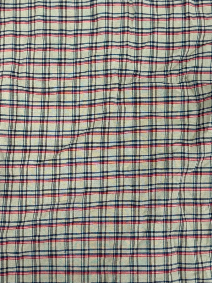 2000s Prada Beige Checkered Classy Shirt - Image 8