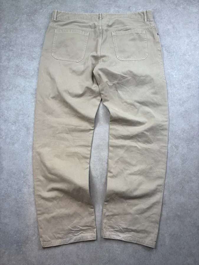 2000s Prada Beige Classy Chinos Pants - Image 6