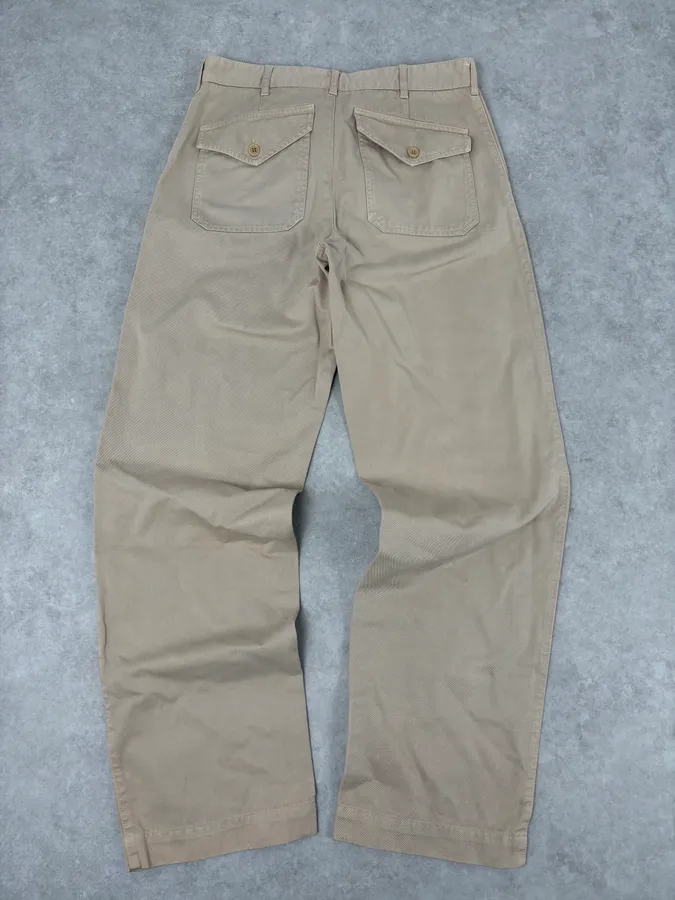 2000s Prada Beige Classy Chinos Pants - Image 6