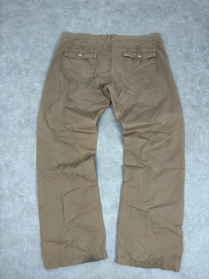 2000s Prada Beige Classy Pants - Image 6