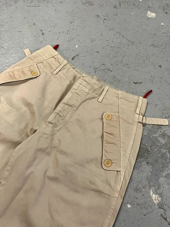 2000s Prada Beige Contemporary Utility Pants - Image 7
