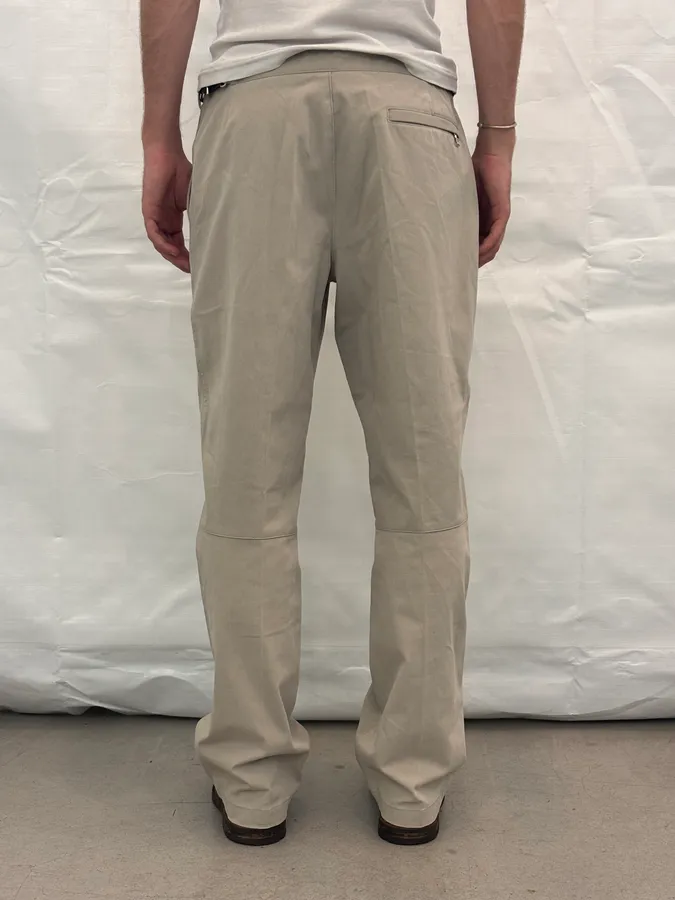 2000s Prada Beige Cozy Light Pants - Image 4