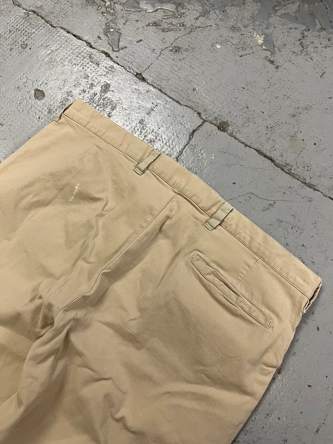 2000s Prada Beige Minimalist Pants - Image 10