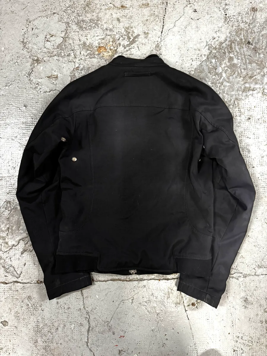 2000s Prada Black Biker Jacket - Image 4