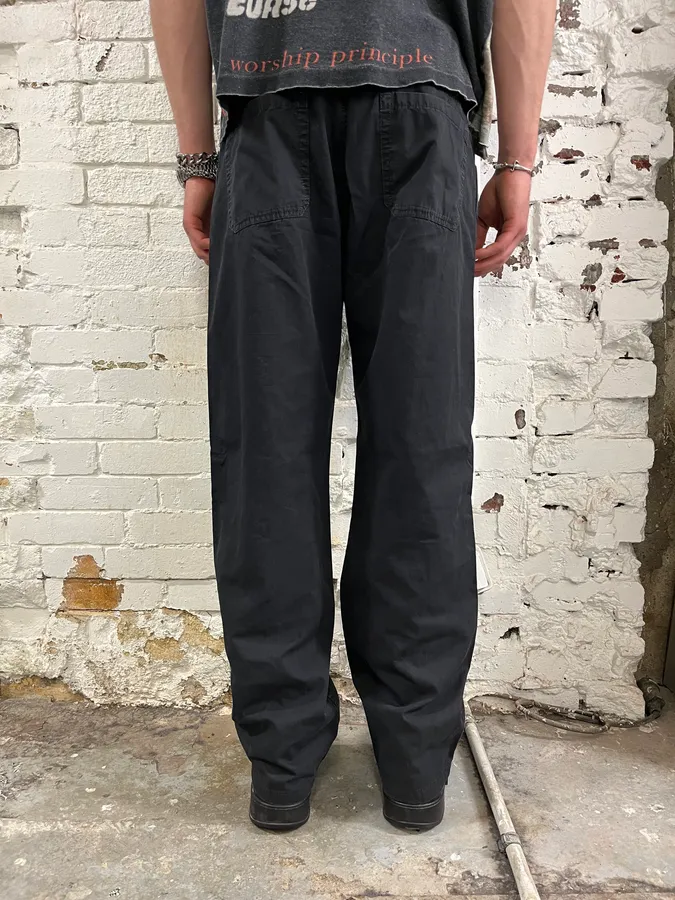 2000s Prada Black Cozy Pants - Image 3