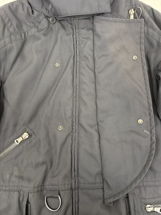 2000s Prada Black Hooded Parka Ski Jacket - Image 11