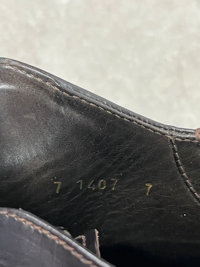 2000s Prada Black Leather Boots - Image 9
