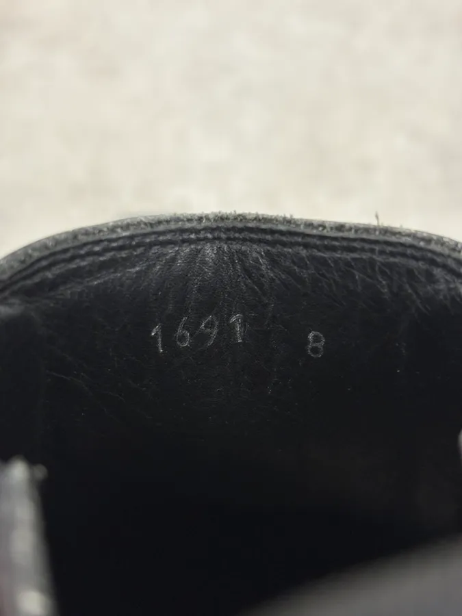 2000s Prada Black Leather Chelsea Boots - Image 11