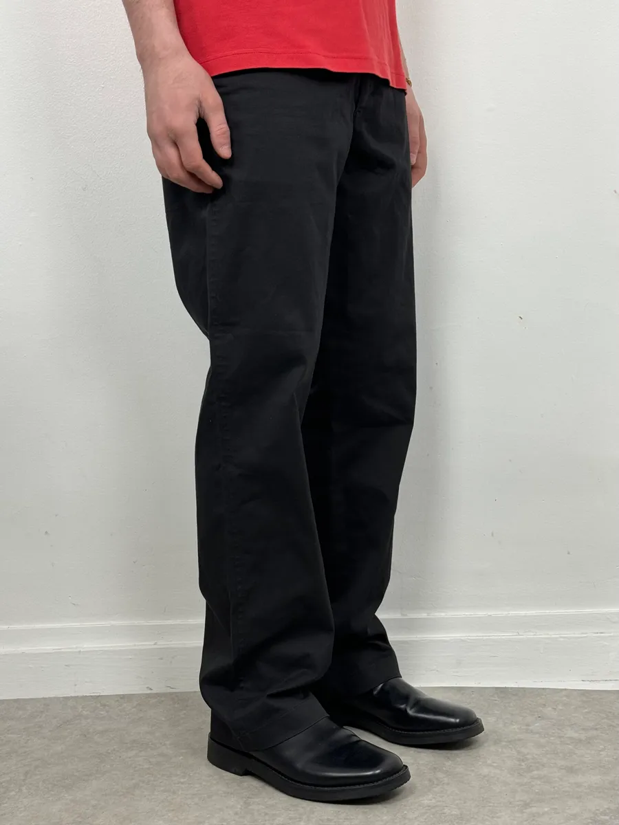 2000s Prada Black Minimalist Classy Pants - Image 3