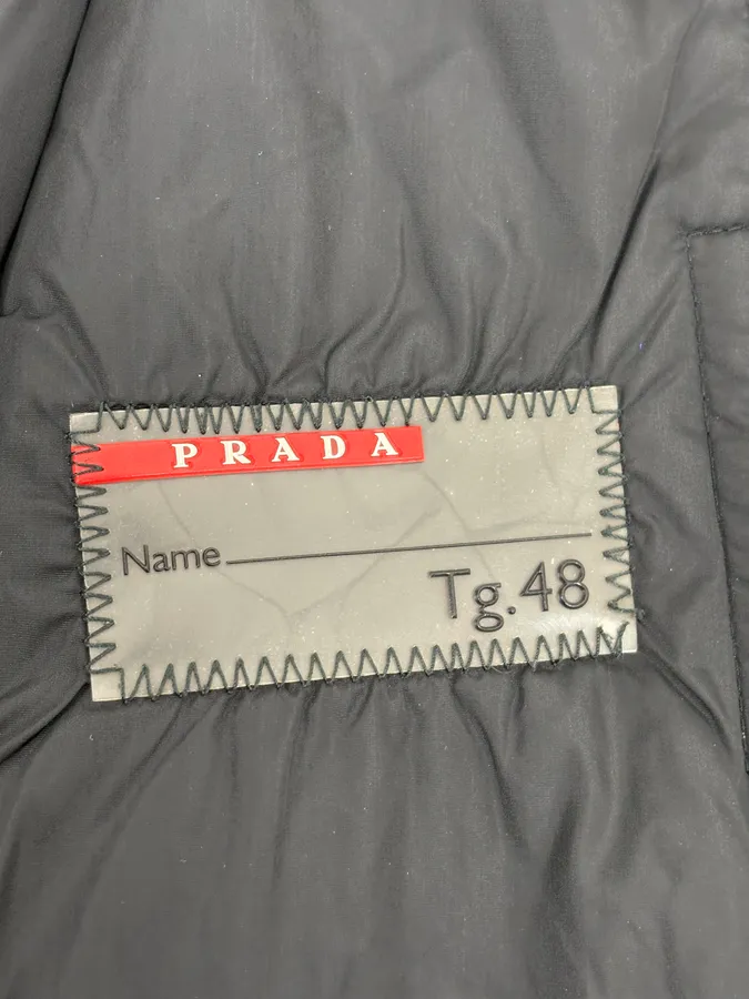 2000s Prada Black Minimalist Jacket - Image 13