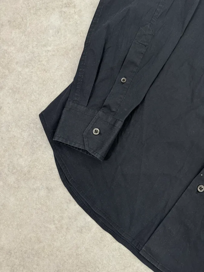 2000s Prada Black Minimalist Shirt - Image 6