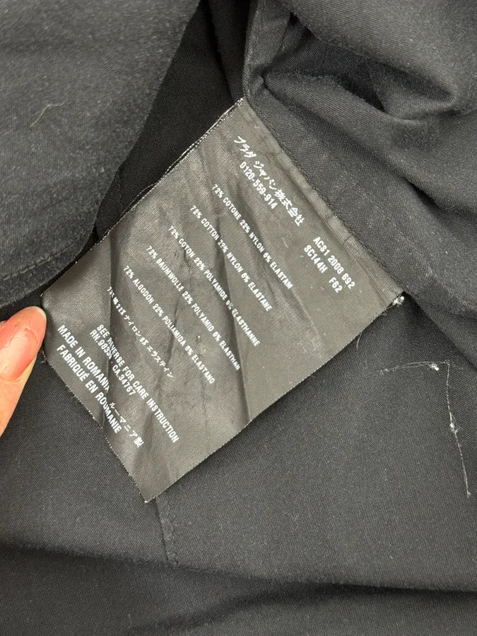 2000s Prada Black Minimalist Shirt - Image 9