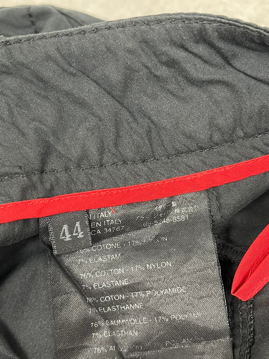 2000s Prada Black Nylon Minimalist Cargo Pants - Image 11