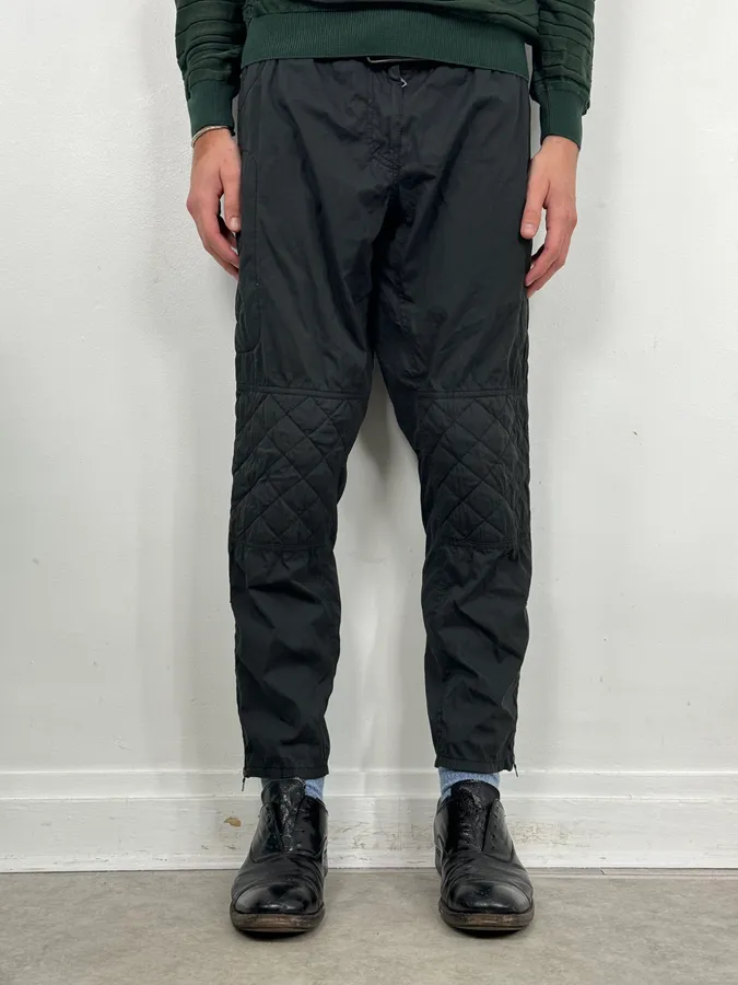 2000s Prada Black Nylon Minimalist Cargo Pants - Image 2