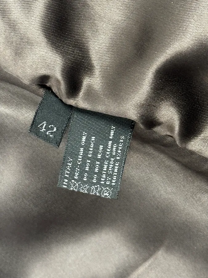 2000s Prada Black Pony Hair Leather Jacket - Image 10