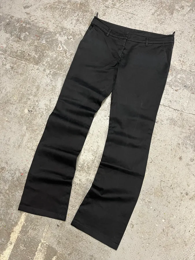 2000s Prada Black Premium Pants - Image 5