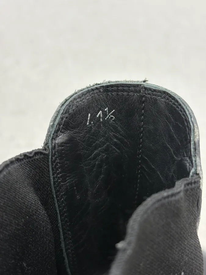 2000s Prada Black Stitched Leather Chelsea Boots - Image 9