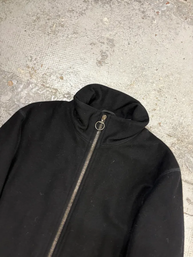 2000s Prada Black Wool Classy Jacket - Image 4