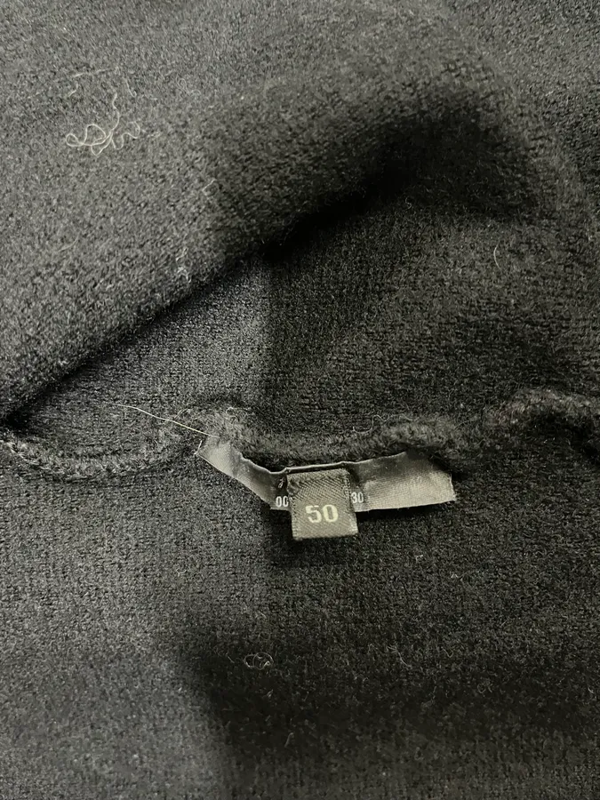 2000s Prada Black Zip-up Nylon Hybrid Sweater - Image 10