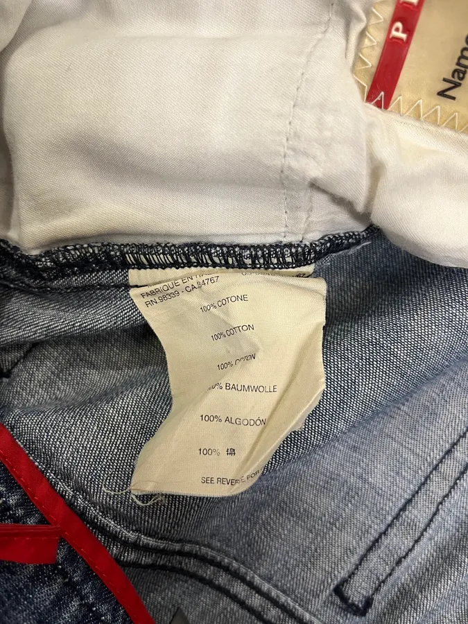 2000s Prada Blue Faded Denim Jeans - Image 12