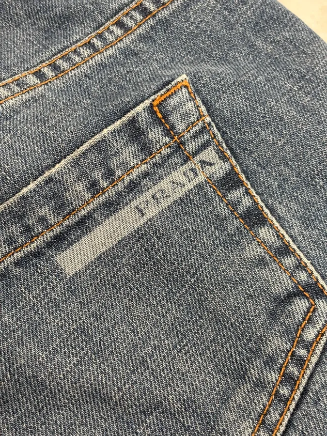 2000s Prada Blue Regular Denim Jeans - Image 11