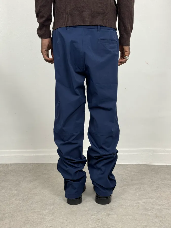 2000s Prada Blue Technical Nylon Pants - Image 4