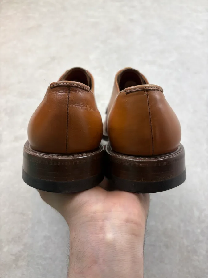 2000s Prada Brown Classy Leather Derbys - Image 7
