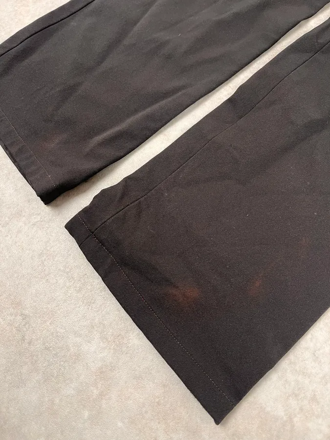 2000s Prada Brown Multi Zip Tactical Pants - Image 7