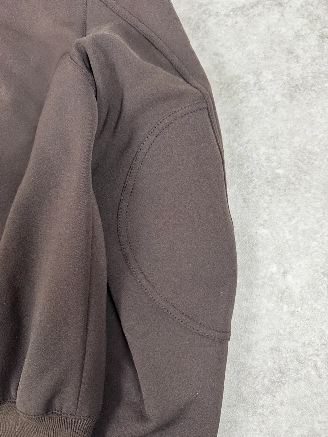 2000s Prada Brown Nylon Bomber Jacket - Image 7