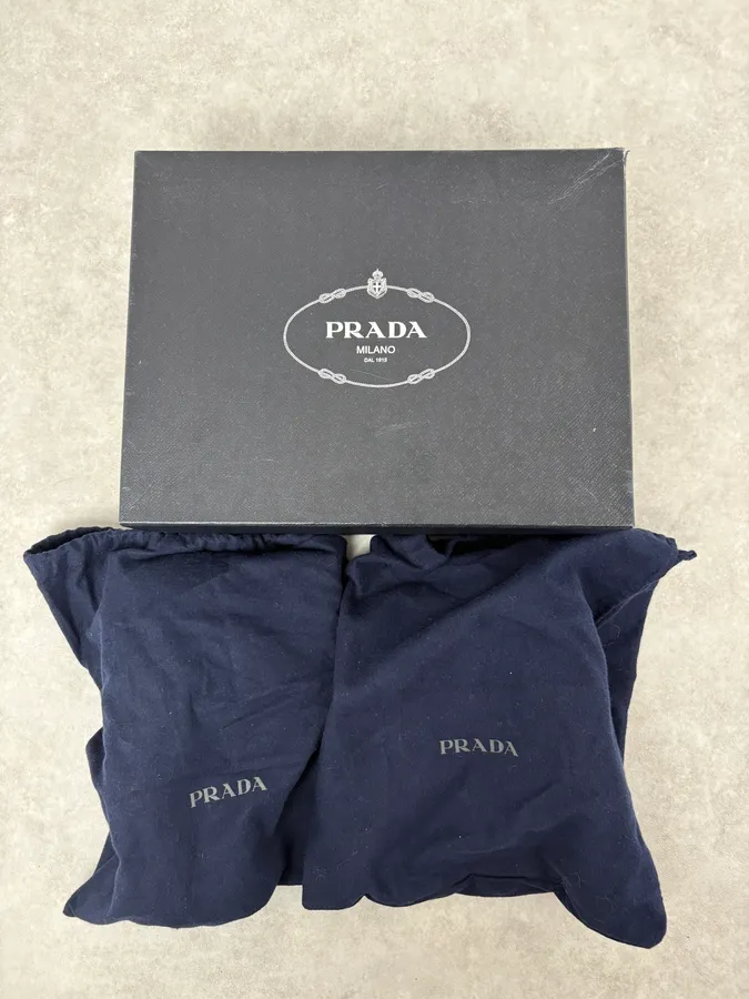 2000s Prada Brown Suede Eroded Leather Boots - Image 9