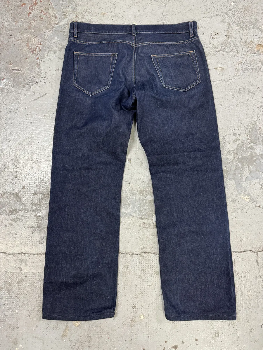 2000s Prada Brut Navy Denim Jeans - Image 5