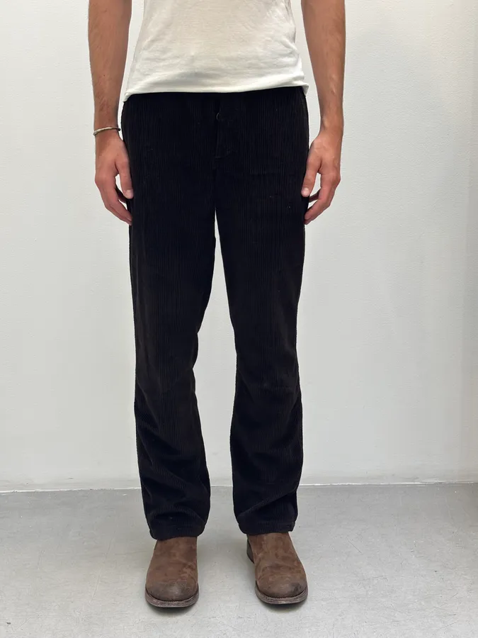 2000s Prada Corduroy Dark Brown Cozy Pants