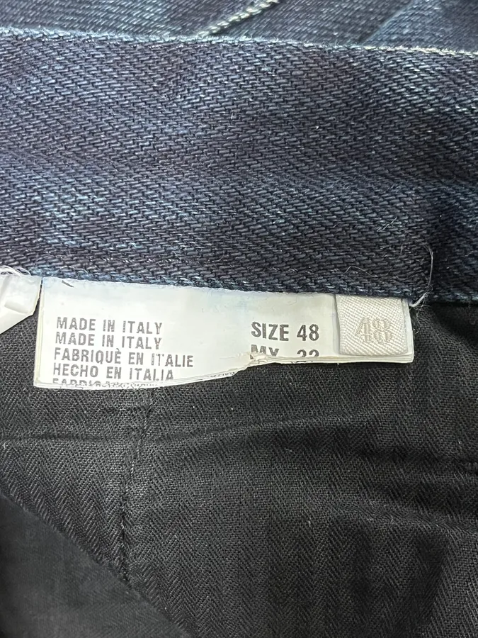 2000s Prada Dark Denim Jeans - Image 11