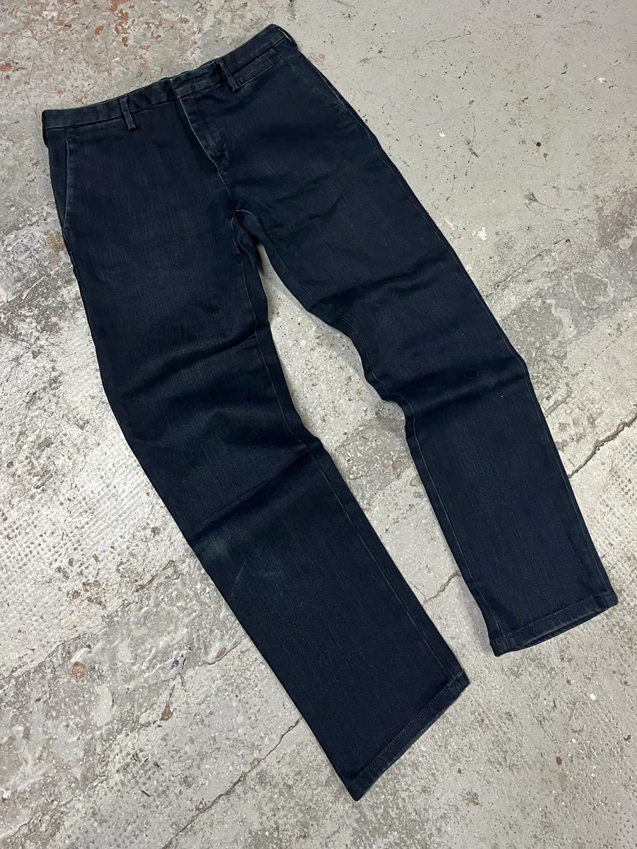2000s Prada Dark Denim Jeans - Image 5