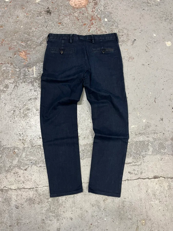 2000s Prada Dark Denim Jeans - Image 6